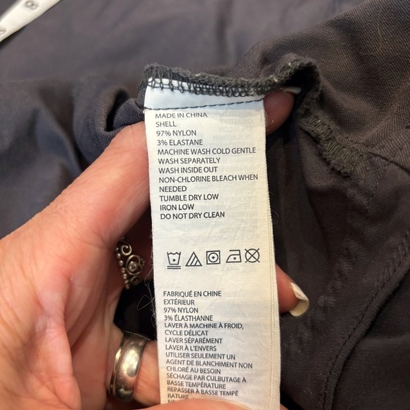 Prana Halle Utility Jacket XS Waist Cinch Gray - Picture 11 of 13
